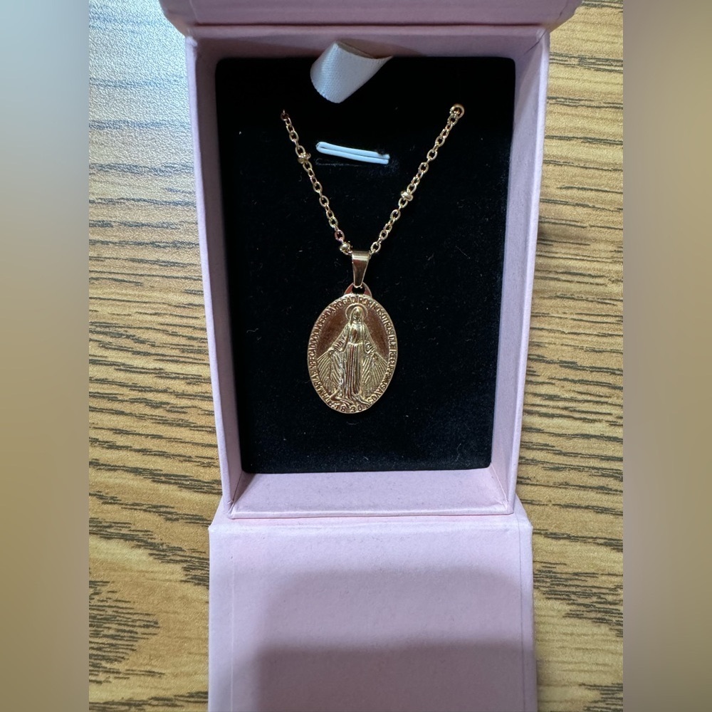 Faithfully Dainty Virgin Mary Necklace
